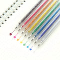 Shanzhi 623 colour changing flashing LED hand account pen set of eight with 16cm plastic bodies