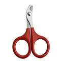 Pet nail clippers with stainless steel blades and coloured non-slip handles