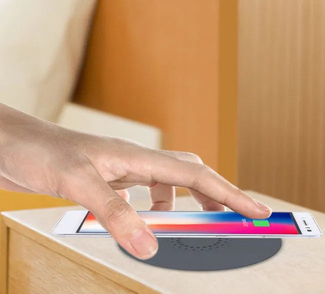 W-75 round embedded wireless charging module for installation in desks and tables