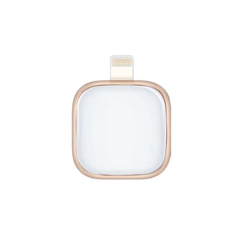 Dual-use U disk for iPhone iPad iPod with Touch ID encryption in black pink or white, capacities 16GB to 256GB