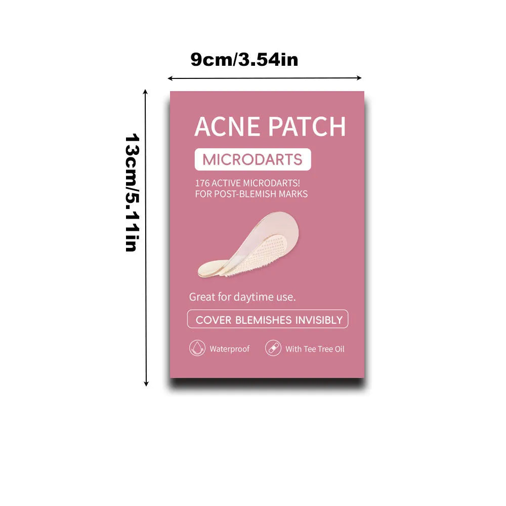 9-piece acne patch pack for mild pimple desalting and closed comedone treatment