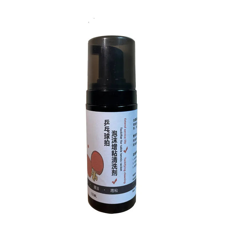Table tennis racket cleaner 100ml with sponge wipe and grip tape options