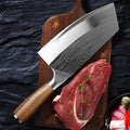 Stainless steel kitchen knife with a 320mm blade, shown in the product colour.
