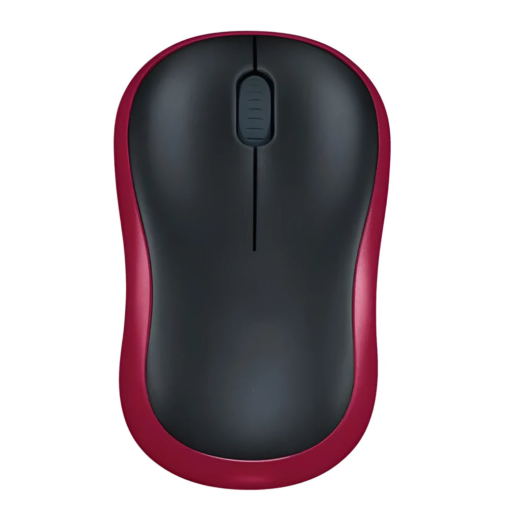 Wireless mouse 185/186 in blue colour with USB receiver, 3 buttons, 1200dpi, compact size