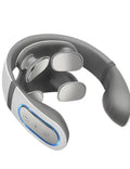 Wireless electronic neck massager with 4D shiatsu and pulse therapy for cervical relief