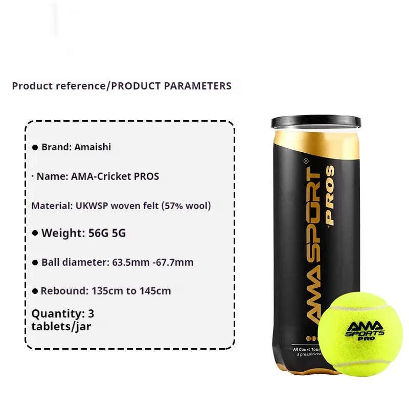 Cage plate tennis training balls in black, green and yellow colours for sports practice