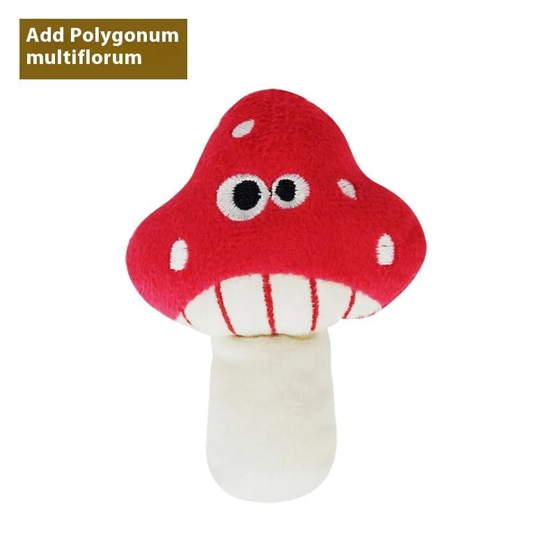 Tiantianmao Polygonum Multiflorum wood catnip cat pillow molar toy in food shapes