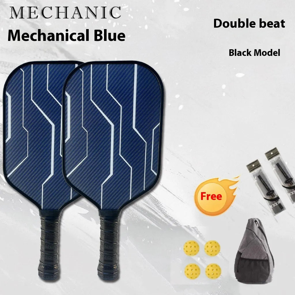 Peak racket plate with Kevlar carbon fiber frosted finish, diagonal bag, balls, and hand rubber set