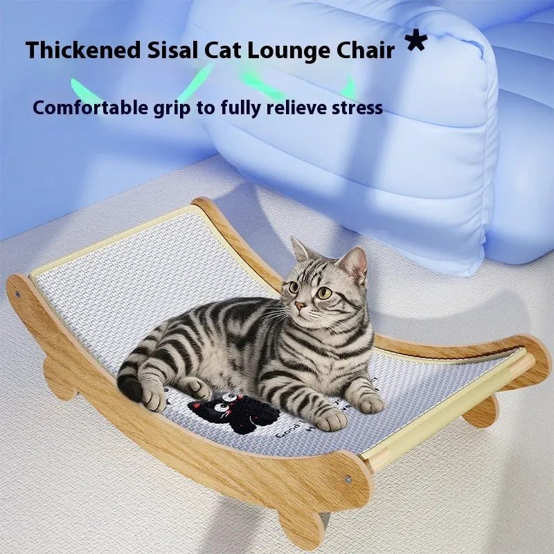 U-shaped cat scratch board nest made of sisal mat in medium size