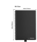 Business Intelligence Notebook with PVC cover, 30 sheets, audio recording and scanning features, A5 B5 sizes