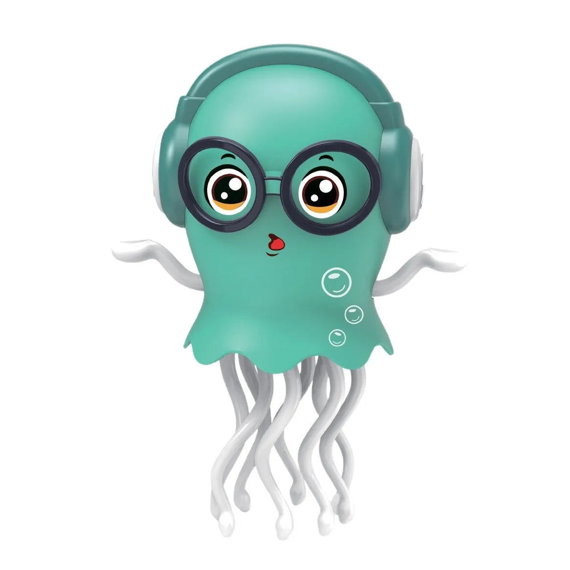 Magic Dancing Octopus electric induction toy in green, orange or pink plastic for children aged 4-6 with lighting