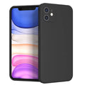 Silicone liquid phone case with TPU exterior and reinforced corners for iPhone