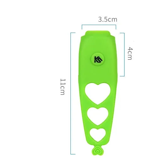 Bicycle electronic bell with silicone mount, 120dB, 6 sound modes, IPX4 waterproof, in violet colour on handlebar