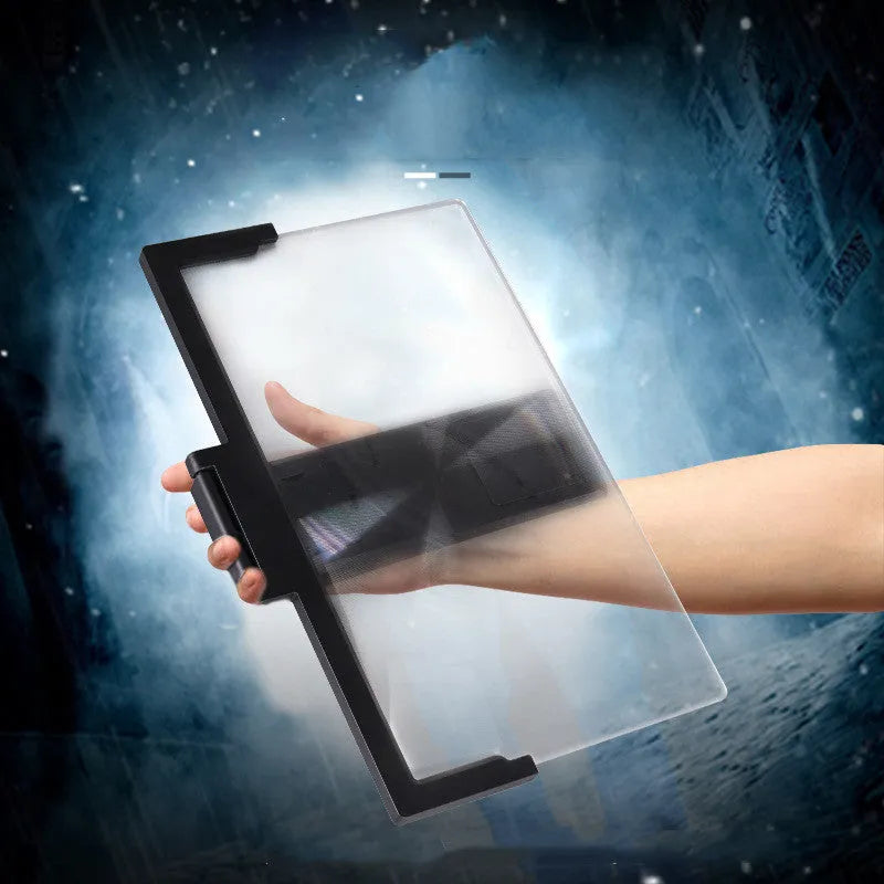 Mobile phone stand with magnification lens on 295x170mm platform