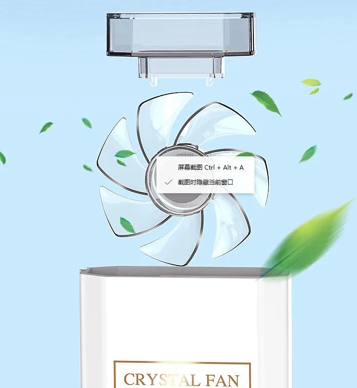 Pink USB rechargeable perfume fan for fragrance circulation
