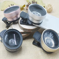 0.45X wide angle smartphone lens kit with macro attachment and universal clip mount in metallic finish