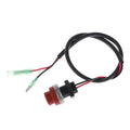 Yamaha marine engine kill switch with safety rope lanyard, hardware plastic construction.