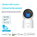 Zhou Shi wireless indoor security camera with integrated screen showing camera view