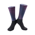Cycling socks in chemical fibre blend fabric available in six colours for athletic sports