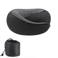 U-shaped memory foam travel neck pillow in choice of colours with storage bag