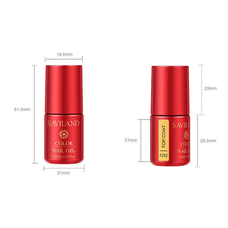 Transparent lasting phototherapy glue 7ml resin nail gel with frosted bottom seal in a colour option for nail art