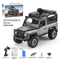 Four-wheel drive off-road RC car with controllable headlight, black, plastic body, with controller and camera on display