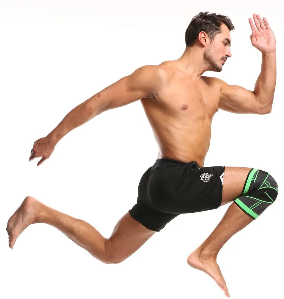 Non-slip knee pads in six colours for sports protection during fitness and running activities
