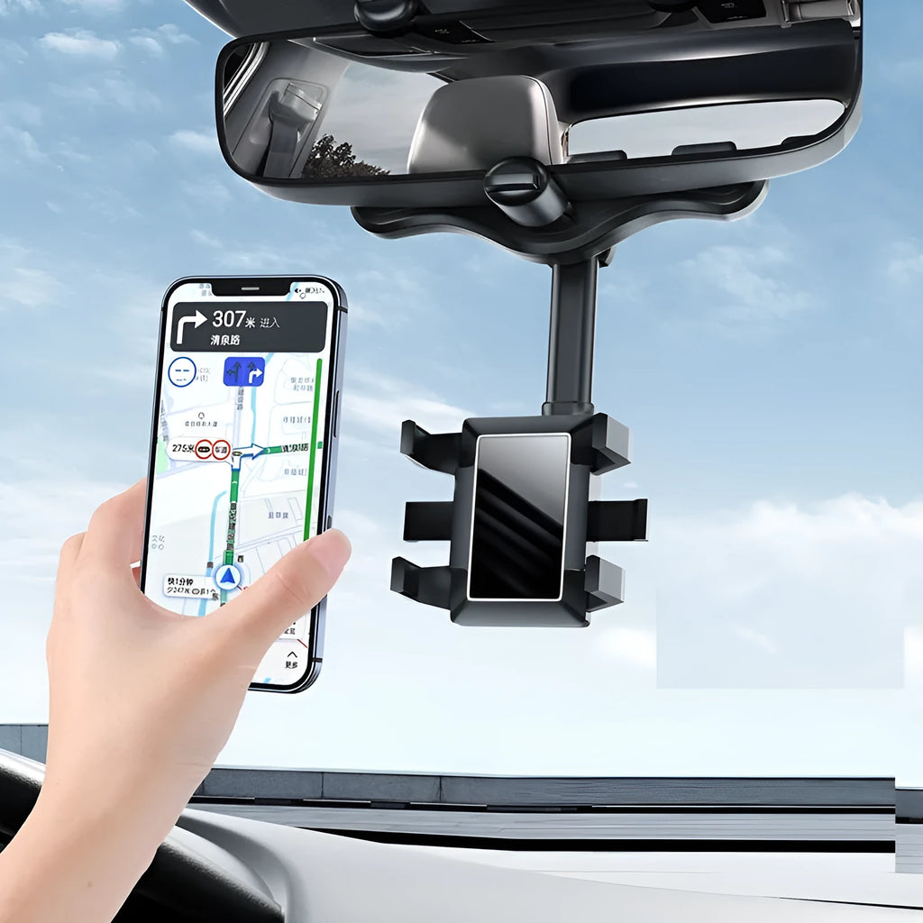 Adjustable left-right rotation vehicle navigation bracket in multiple colour options