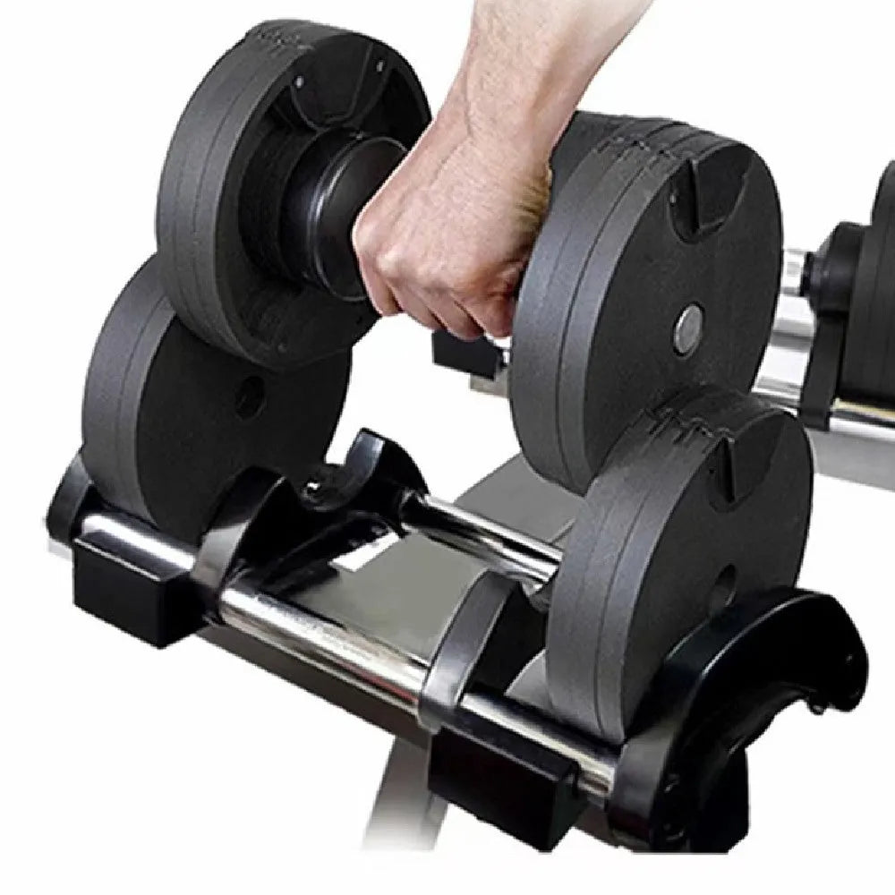 Electroplated cast iron dumbbell in 20KG 32KG 36KG options for home gym strength training