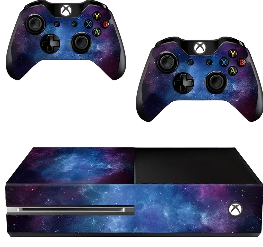 Blue matte finish Xbox One protective film skin sticker with scratch-resistant surface
