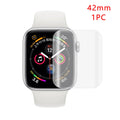 Full coverage hydrogel screen protector film for Apple Watch Series 4 and Series 3 models.