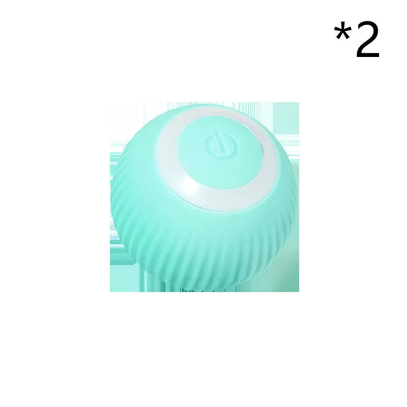 Cat Gravity 43mm intelligent rolling ball toy in plastic with bionic motion and obstacle avoidance