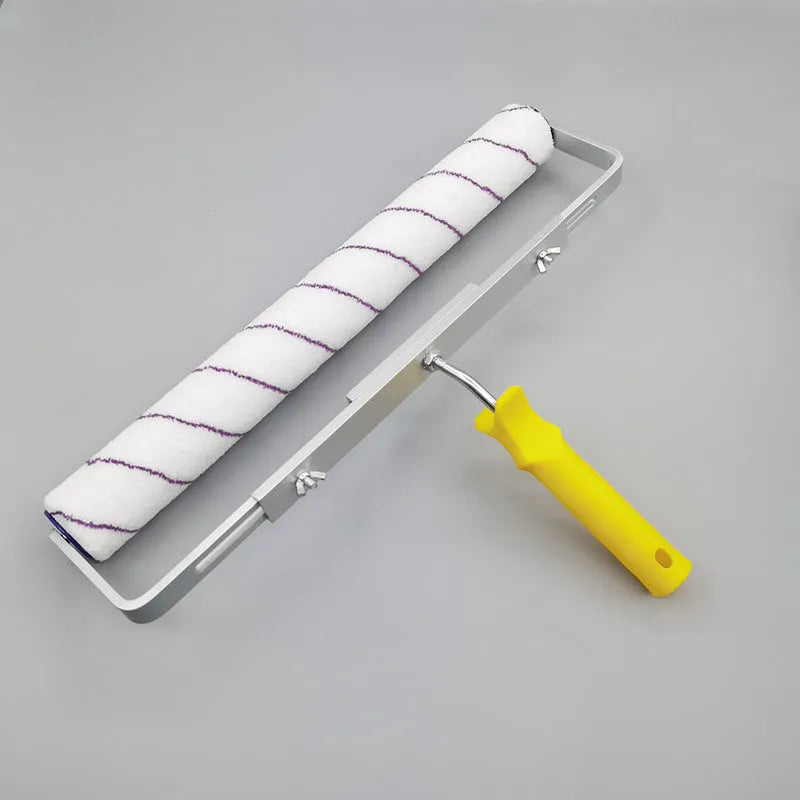 18-inch paint roller set with three brush head lengths: 6mm, 9mm, and 18mm hair options