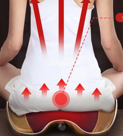 Family warm moxibustion device with high elastic sponge and 7 holes for home use