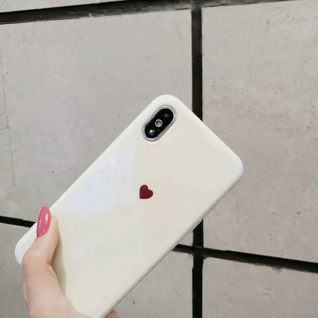 Slim Bluwhite iPhone case with blue light filter for iPhone models 6, 7, 8, and X.