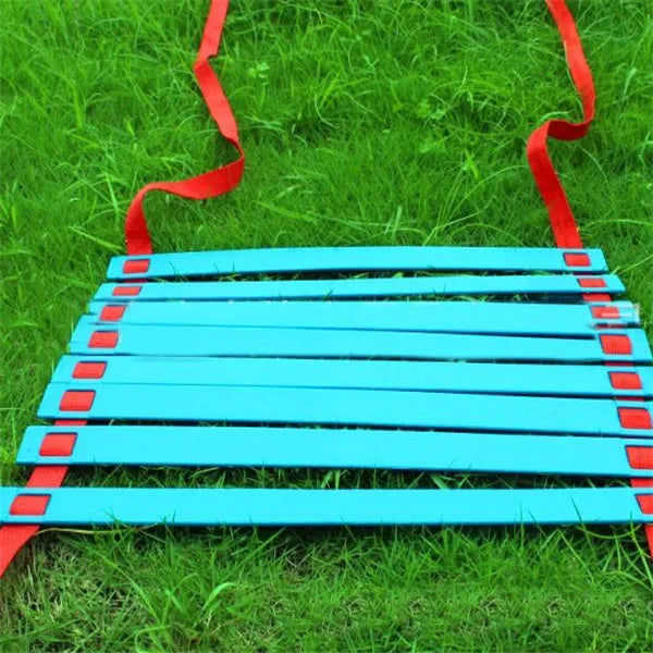 PP jump ladder for footwork training in black, blue or red, available from 3 metres to 10 metres