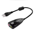 5HV2 71 cable karaoke sound card in black with triangular design for desktop use