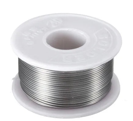 Kena no-lead solder wire 50g reel with 0.2% rosin flux core, available in 0.5mm to 1.0mm diameters