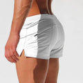 Men's cotton sports boxer shorts in six colours with elastic waistband, available in sizes S to XXL