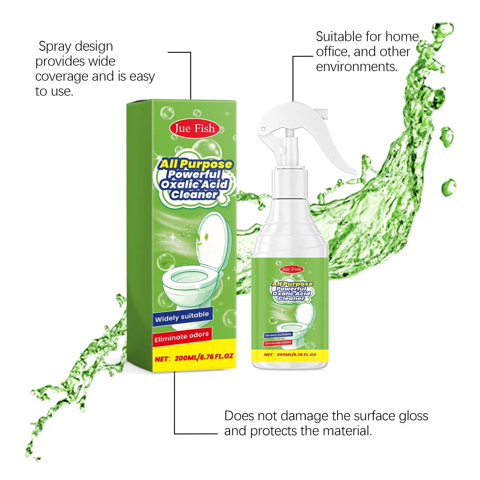 200ml household grease cleaning spray in spray bottle with sodium hydroxide formulation