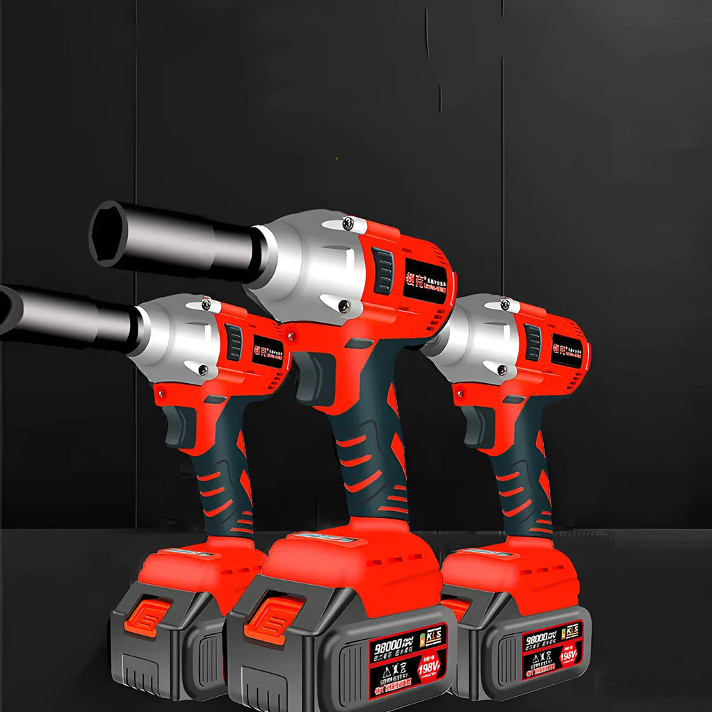 20V brushless electric wrench in Home edition with one lithium battery and one charger, multi gear adjustment