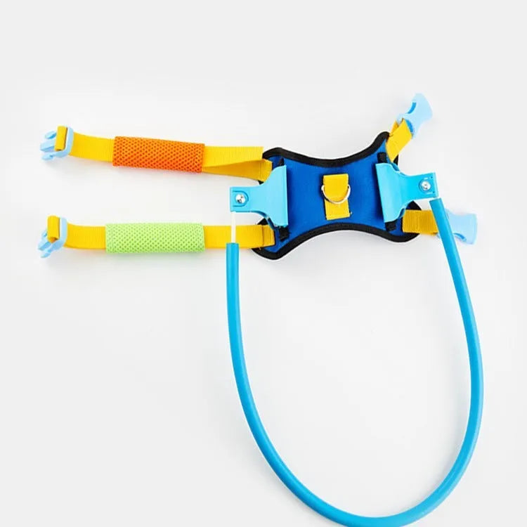 Blue adjustable dog blind anti-collision ring for pet safety protection