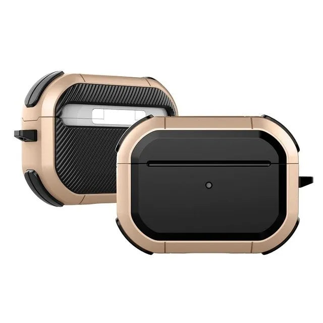 AirPods 1, 2 and Pro protective shell case in multiple colours showing TPU and PC construction