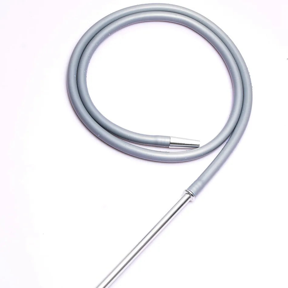 Silicone hookah hose with aluminium fittings in choice of six colours