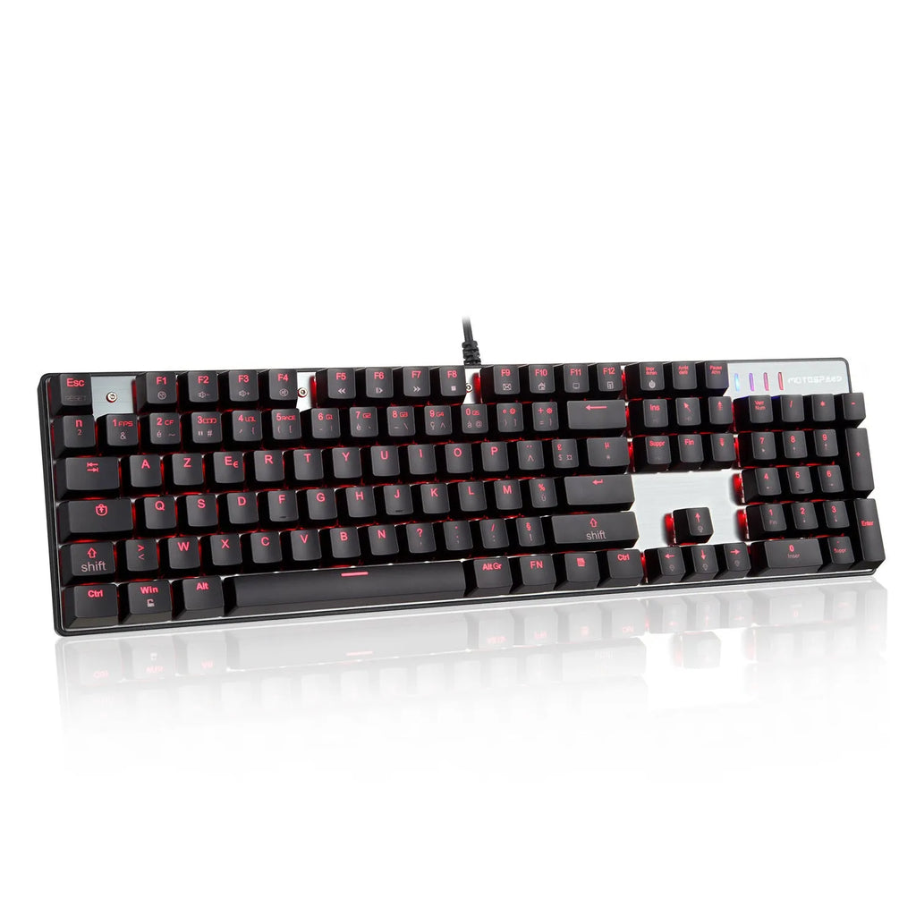 CK61 RGB compact 61-key mechanical keyboard with black body and transparent ABS keycaps