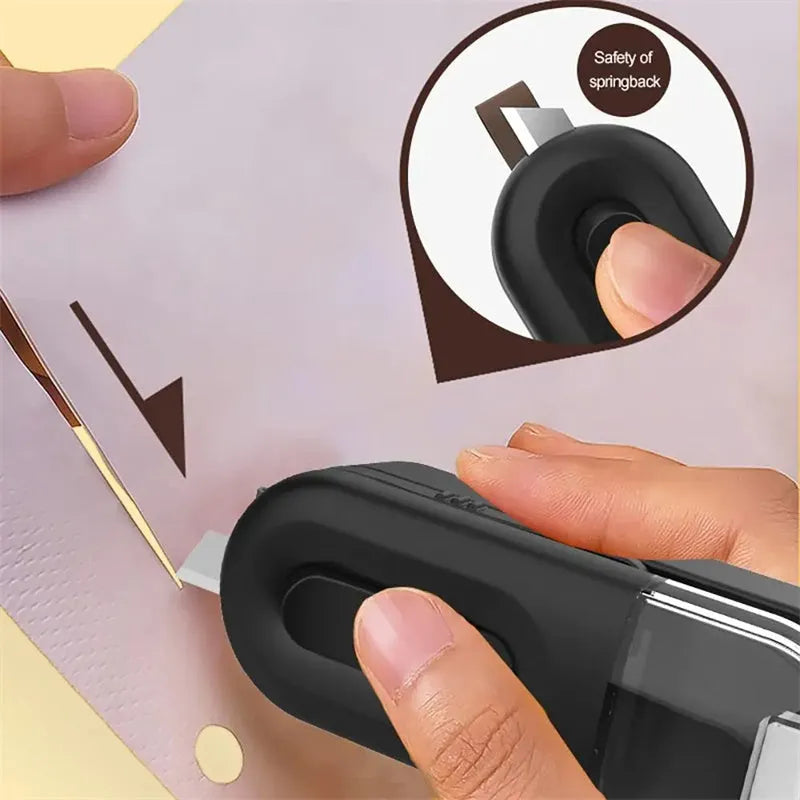 Handheld ABS bag sealer and resealer, 100x38x35mm, in black, white or Lake Blue