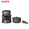 Alocs aluminium outdoor pot set in Pot set style for camping, hiking and picnics, made in China