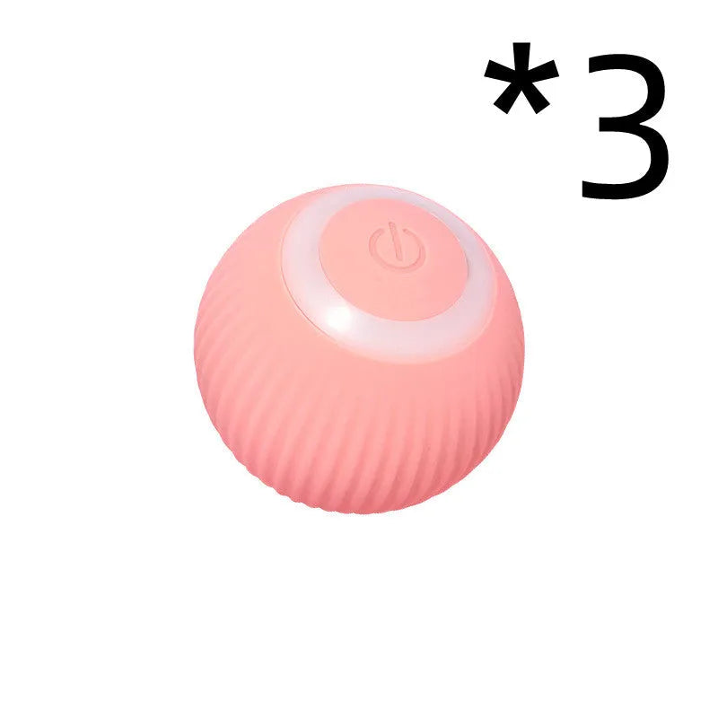 Cat Gravity 43mm intelligent rolling ball toy in plastic with bionic motion and obstacle avoidance