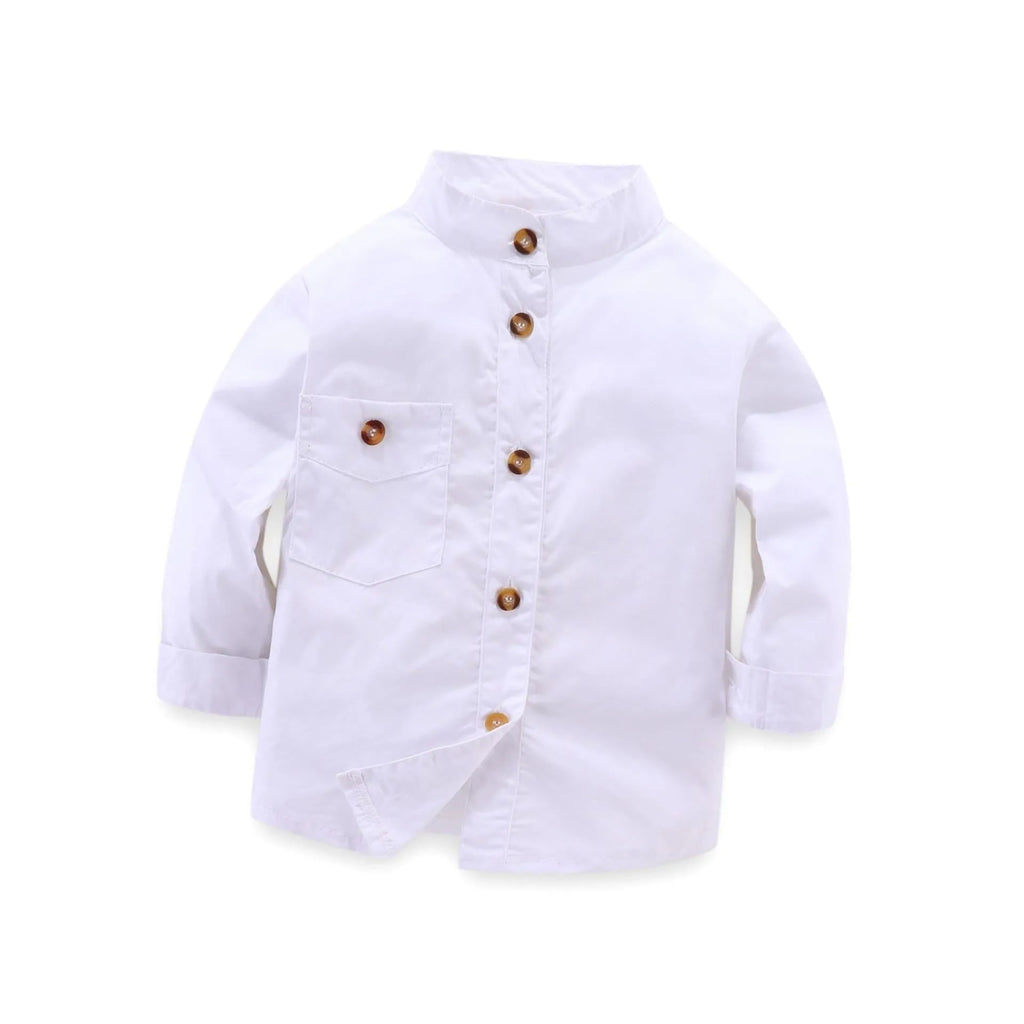 Blue plain European American style suit for a boy, suitable for heights 90cm to 130cm.