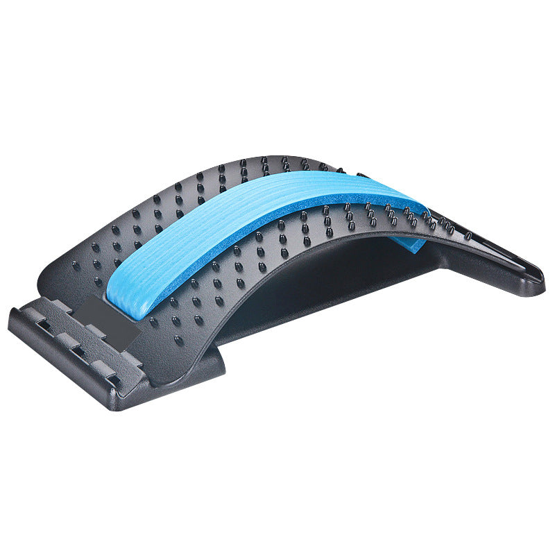 Adjustable Acupressure Back Massager - Multi-Level Lumbar Stretcher & Health Appliance for Muscle Relief & Spine Support